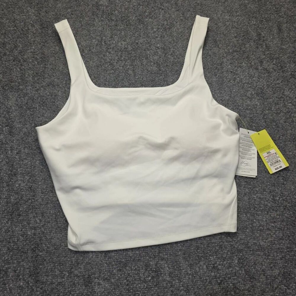 All in Motion Women’s Super Flex Square Neck Tank Top White XXL
